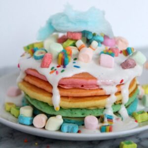 COTTON CANDY PANCAKES