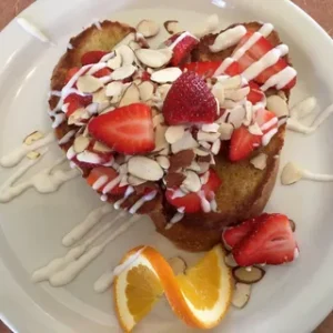 STRAWBERRY ALMOND FRENCH TOAST