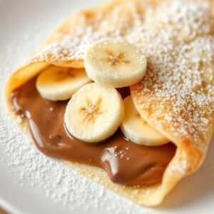 Nutella Banana Crepe