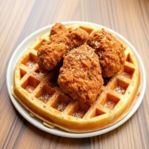 Fried Chicken and Waffle