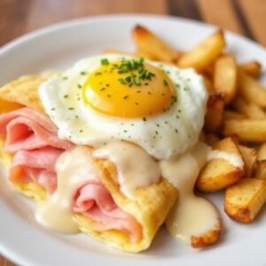 Smoked Ham Crêpe Bistro