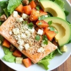 Salmon & Avocado Salad