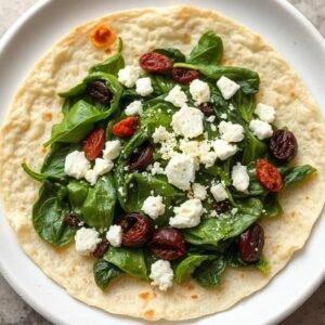 Spinach & Feta Crepe