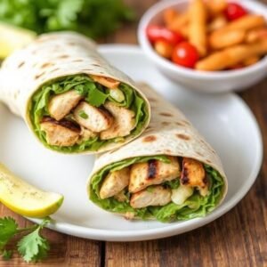 Grilled Chicken Wraps