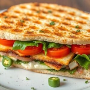 Mediterranean Veggie Panini