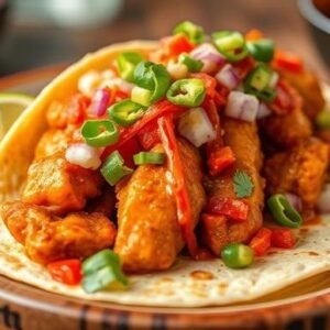 Spicy Chicken Tikka Taco