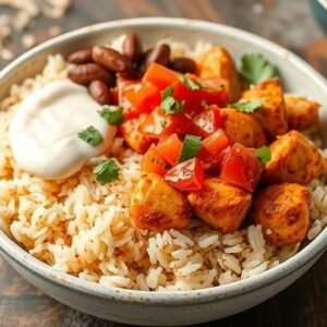 🔥 Spicy Chicken Tikka Bowl