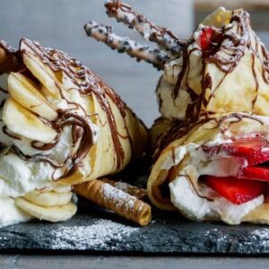 BANANA CREAMY NUTELLA CREPES