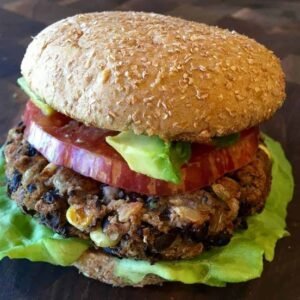 Southwest Black Bean Burger