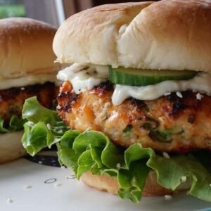 Atlantic Salmon Burger