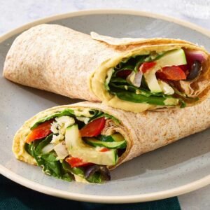 Mediterranean Veggie Wrap