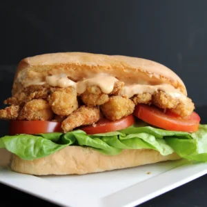 Shrimp Po’ Boy Burger