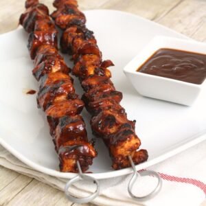 Make your Own BBQ Chicken kabob