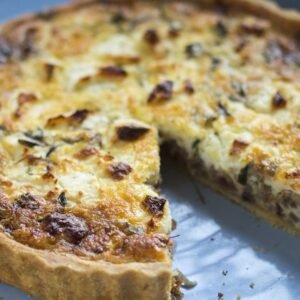 Goat Cheese Quiche