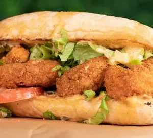 Shrimp Po’ Boy Burger