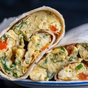 Egg White Veggie Burrito