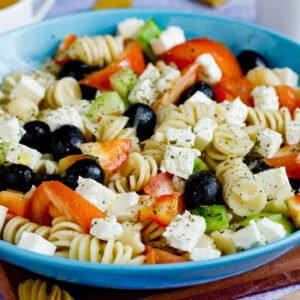 Greek Pasta Salad Bowl