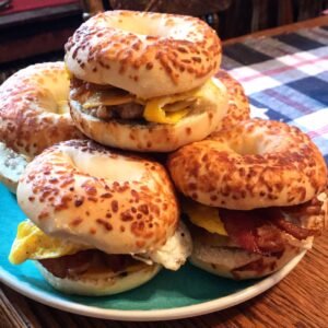 Breakfast Bagel Sandwich